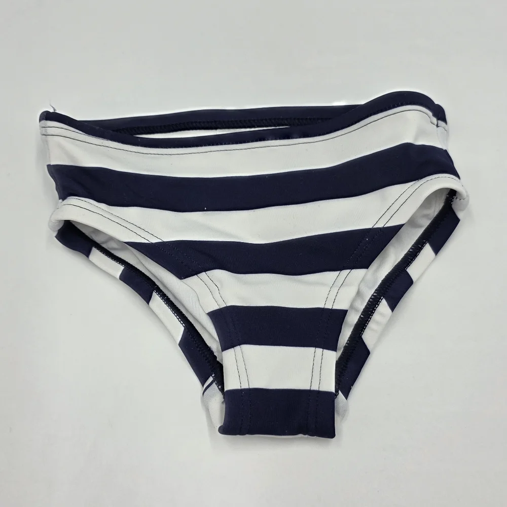 NEW Hanna Andersson girls' navy stripe rashguard and bottoms size 2T